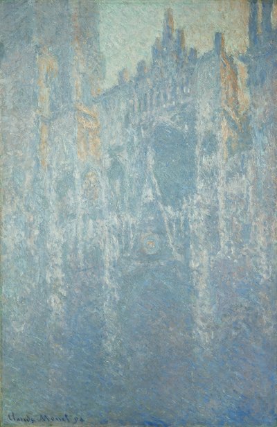 La cathédrale de Rouen, le portail, brouillard matinal - Claude Monet